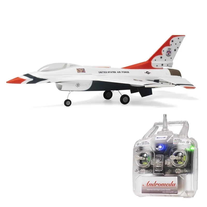RC F-16 Thunderbirds Micro Scale Jet RC Airplane 30mm Ducted Fan 2S Battery Gyro Stabilization