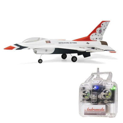 RC F-16 Thunderbirds Micro Scale Jet RC Airplane 30mm Ducted Fan 2S Battery Gyro Stabilization