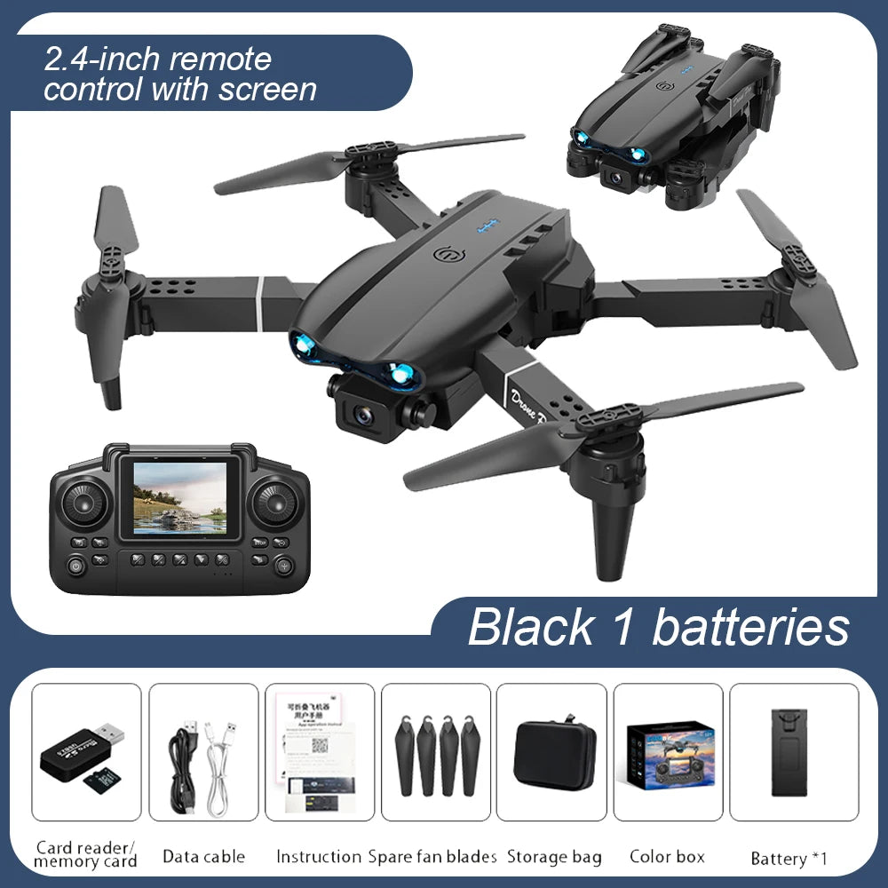 4K professional and videography Aerial Drone with Large screen on remote control long distance