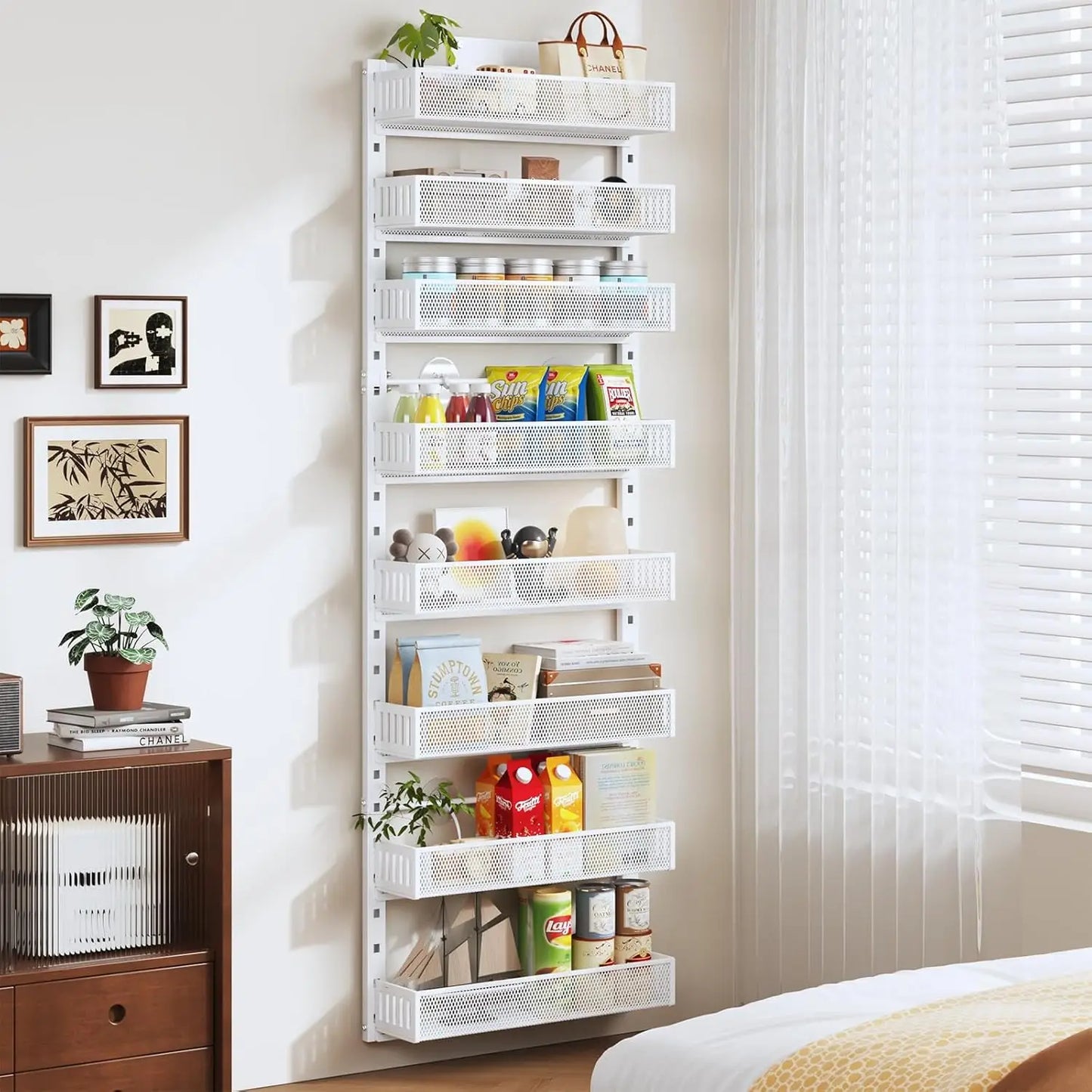 8-Tier Metal Door Organizer