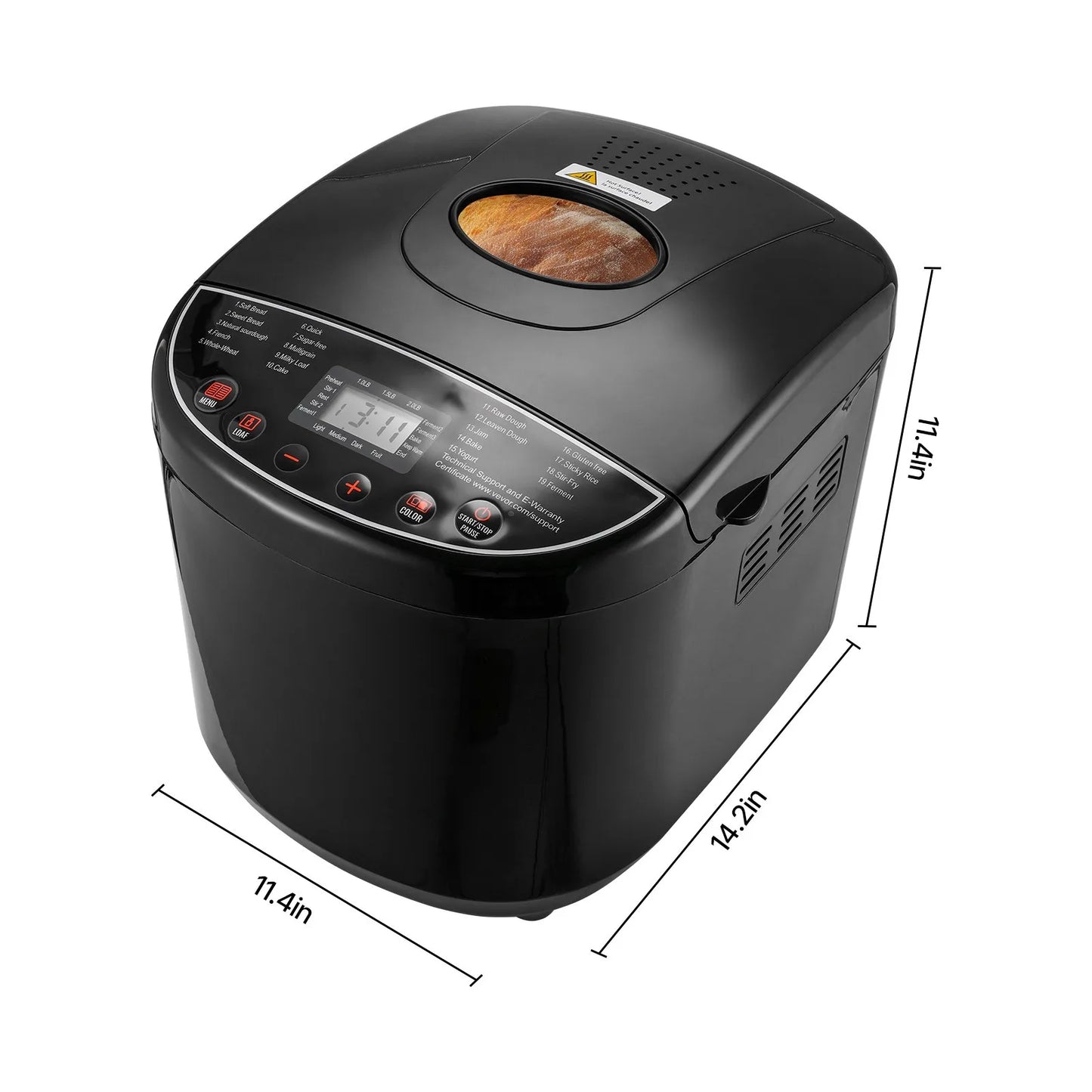 2LB 19-in-1 Automatic  Bread Maker