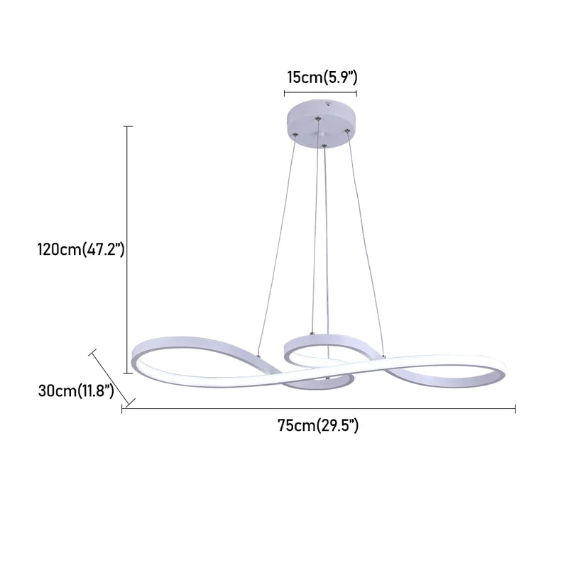 Nordic LED Pendant Hanging Decorative LED Ceiling Chandelier