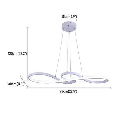 Nordic LED Pendant Hanging Decorative LED Ceiling Chandelier