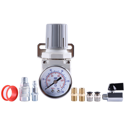 1/4" NPT Air Compressor Pressure Regulator