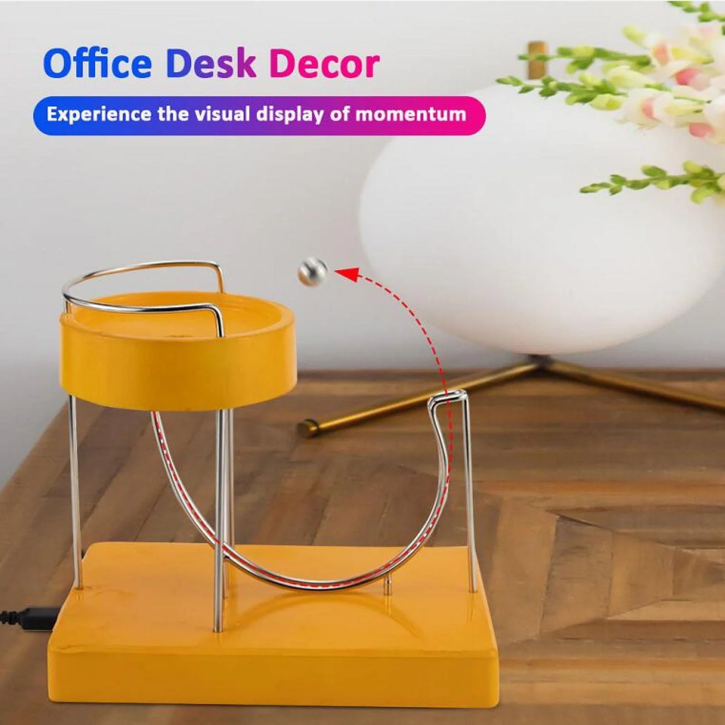 Kinetic Art Perpetual Motion Physics Toy For Desk