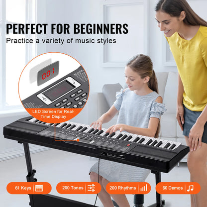 61 Key Portable Digital Keyboard
