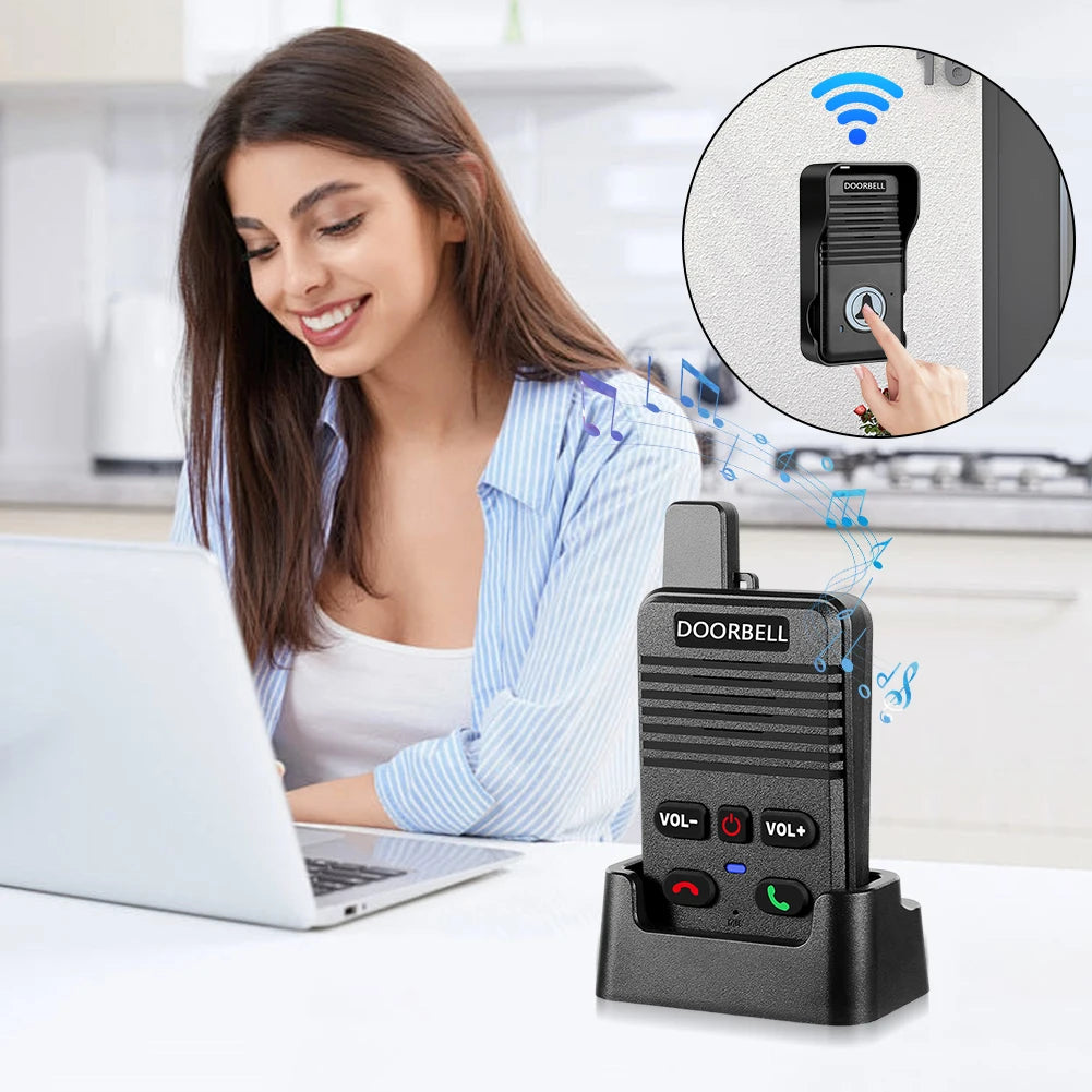 Wireless Voice Duplex Intercom Doorbell