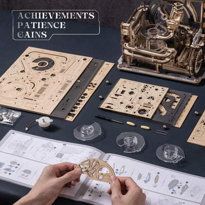 3D Puzzle Marble Run with Light
