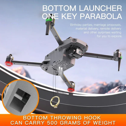 Cole Professional Turbo Drone Aerial 8K HD Dual Camera with Built-in Airdrop Intelligent Obstacle Avoidance