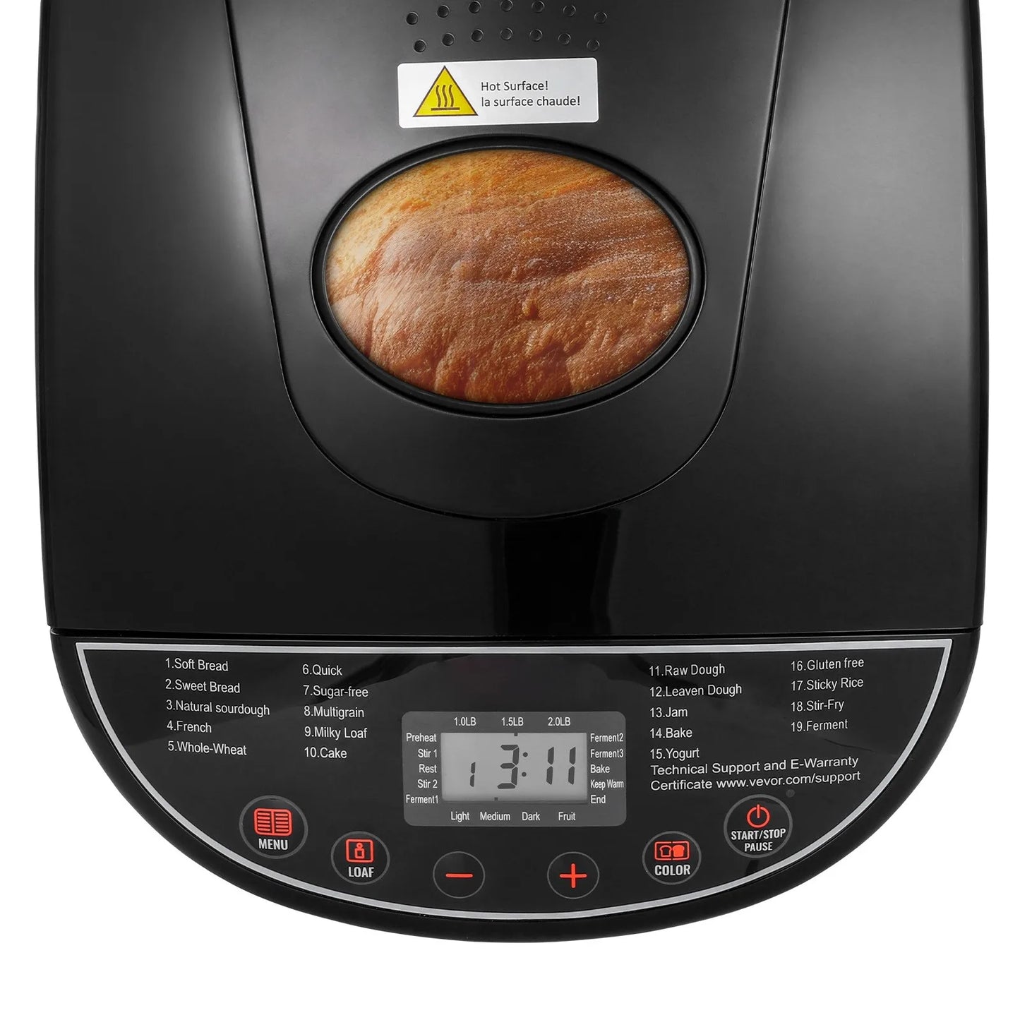 2LB 19-in-1 Automatic  Bread Maker
