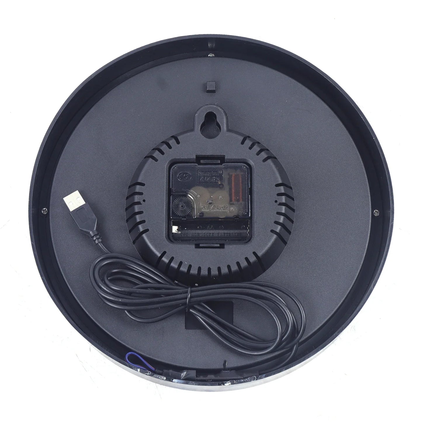 LED Indoor Outdoor Luminous Wall Clock With Remote Control Night Lighting