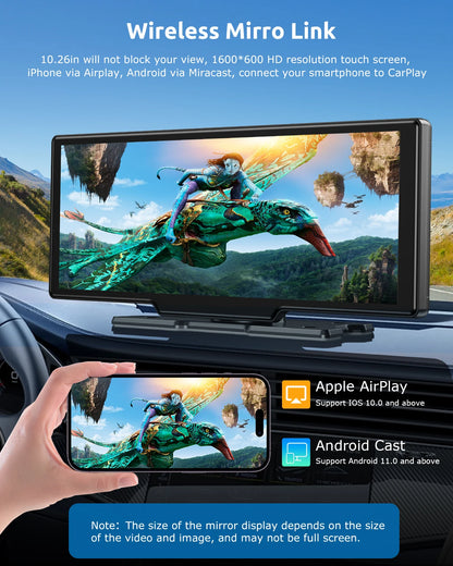 10.26"4K 64G Touchscreen Auto/Truck Dash Car Stereo