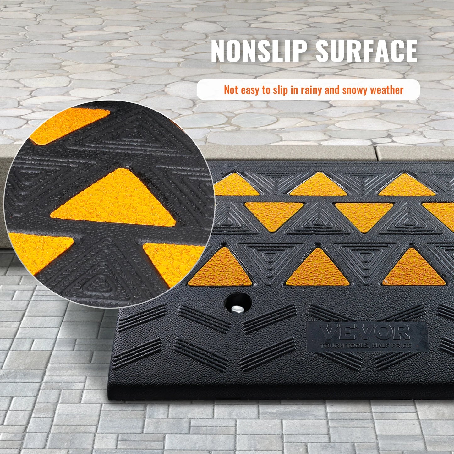Rubber Curb Threshold or Driveway Ramp