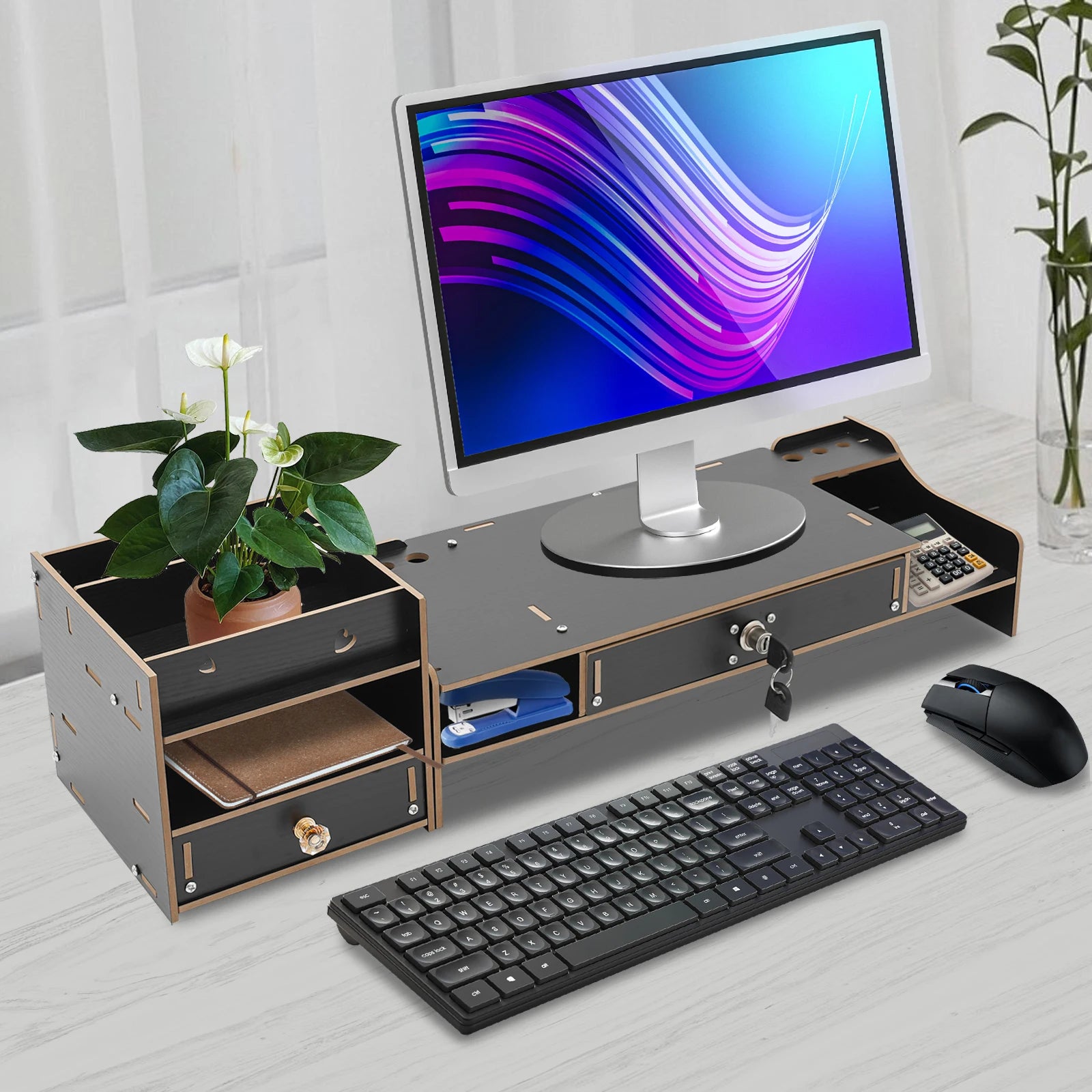 Monitor Riser Stand for Desk in Home or Office