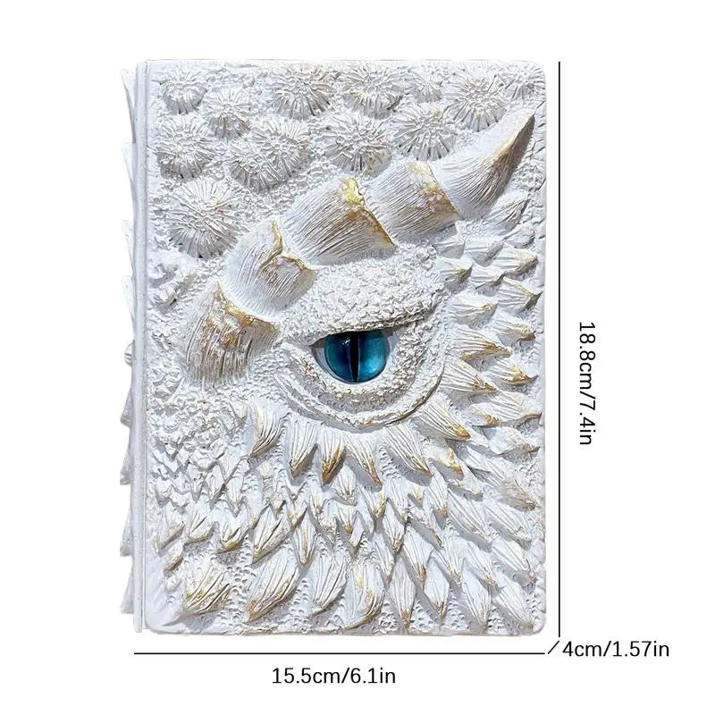 3D Dragon Eye Embossed Writing Journal For Dragon Lovers
