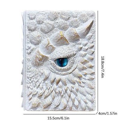 3D Dragon Eye Embossed Writing Journal For Dragon Lovers