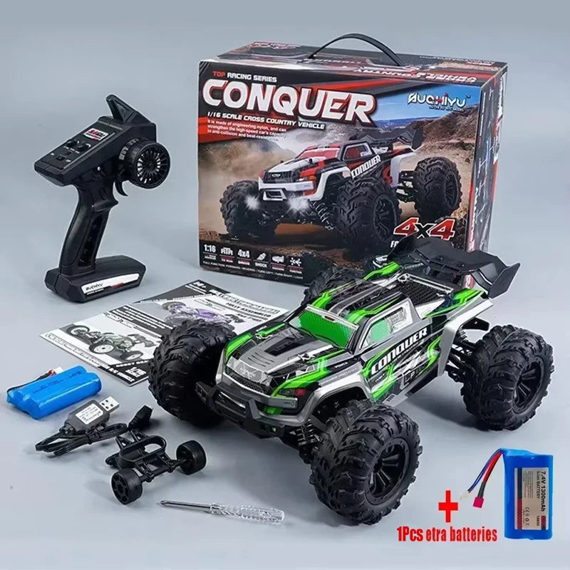 1:16 Scale Large RC Car 50km/h High Speed 4WD 2.4G Off Road Monster Truck RC Toy