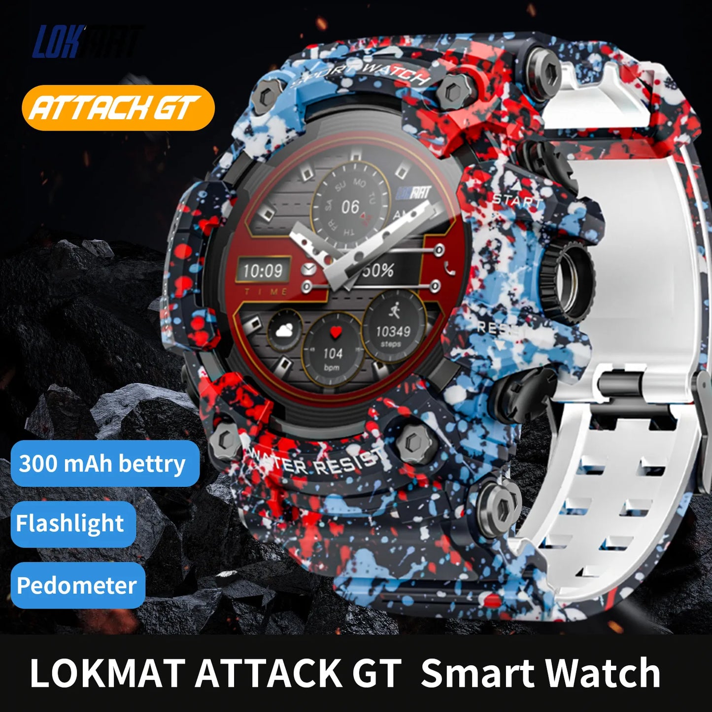 LOKMAT Rugged Sport Smart Watch