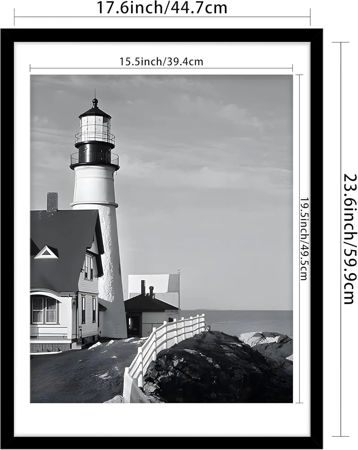 3 Pack, 18x24 Picture Frame  Black Poster Frame with Mat for 16x20 or 18x24 Photos