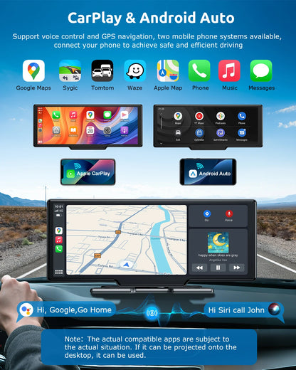 10.26"4K 64G Touchscreen Auto/Truck Dash Car Stereo