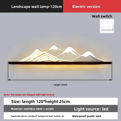 New Style Solar Lamp Courtyard Exterior Wall Decorative Lamp