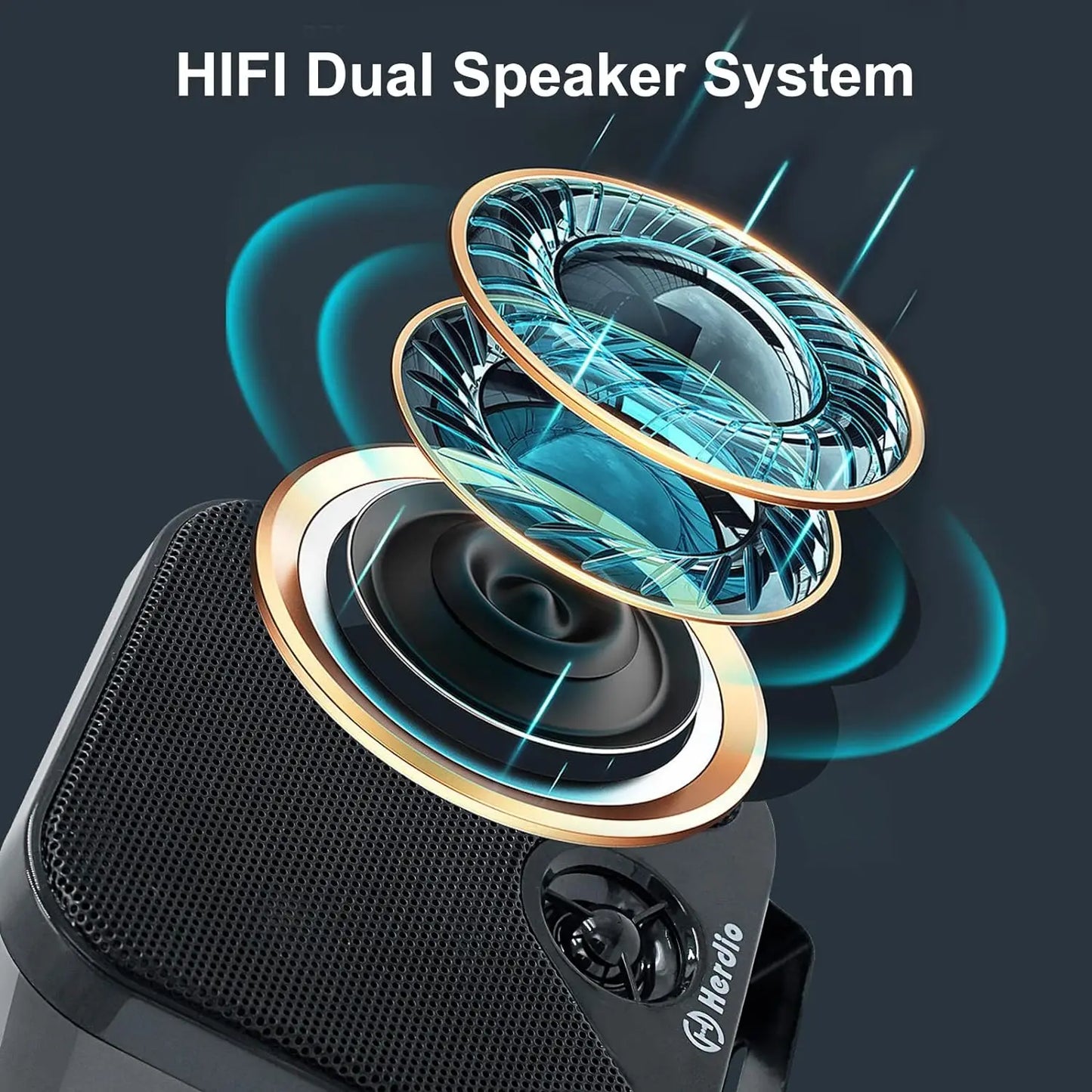 100W Heavy Duty Waterproof Boat and Marine Bluetooth Speakers