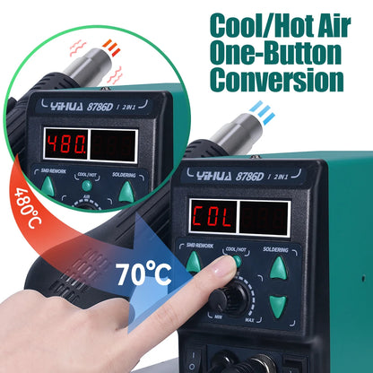 Hot Air Soldering Station for Digital Rework
