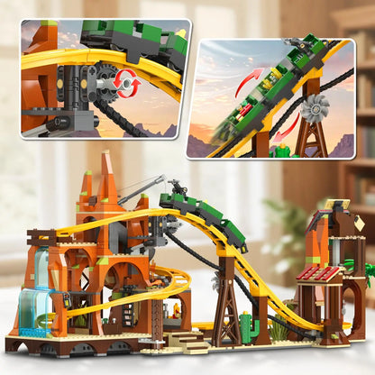 Western Roller Coaster Building Set