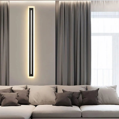 Outdoor Long Strip Modern LED Wall Lighting Fixture