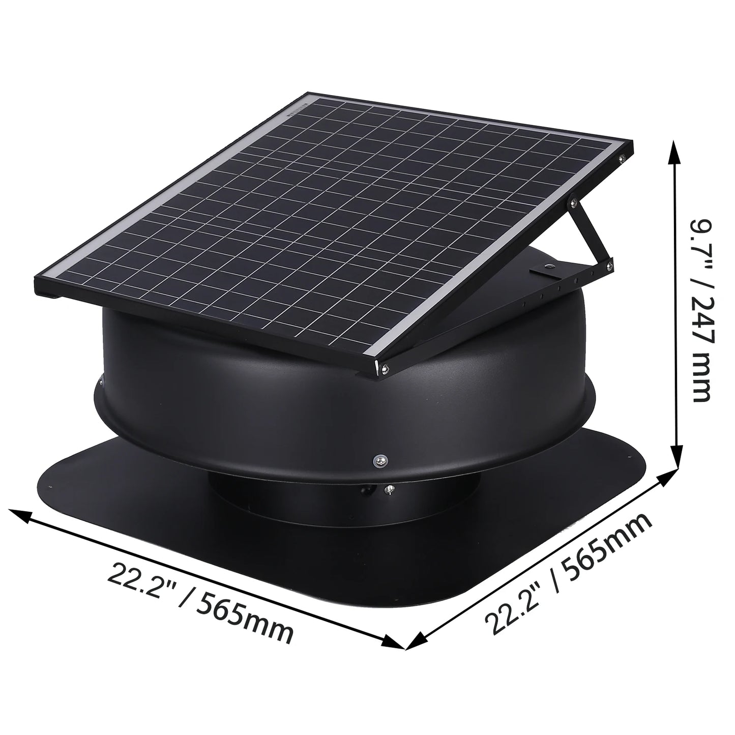 1230 CFM Solar Attic Fan