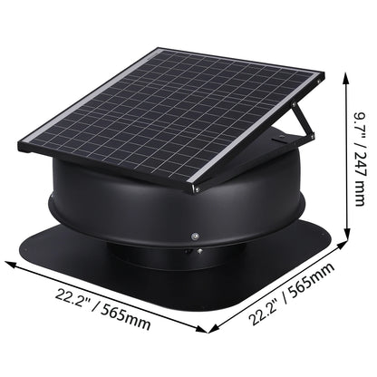 1230 CFM Solar Attic Fan