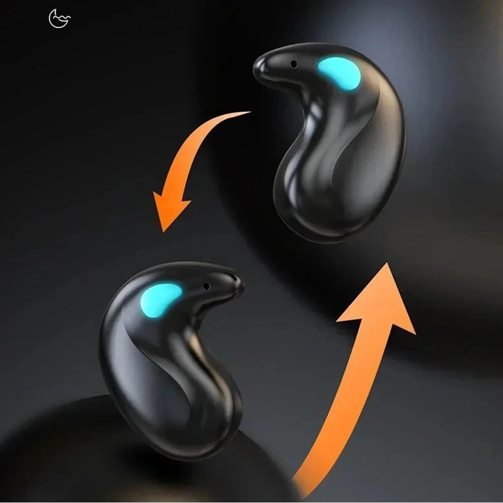 BT 5.3 Invisible Touch Control, Sense-Free, Micro Sleep Earbuds