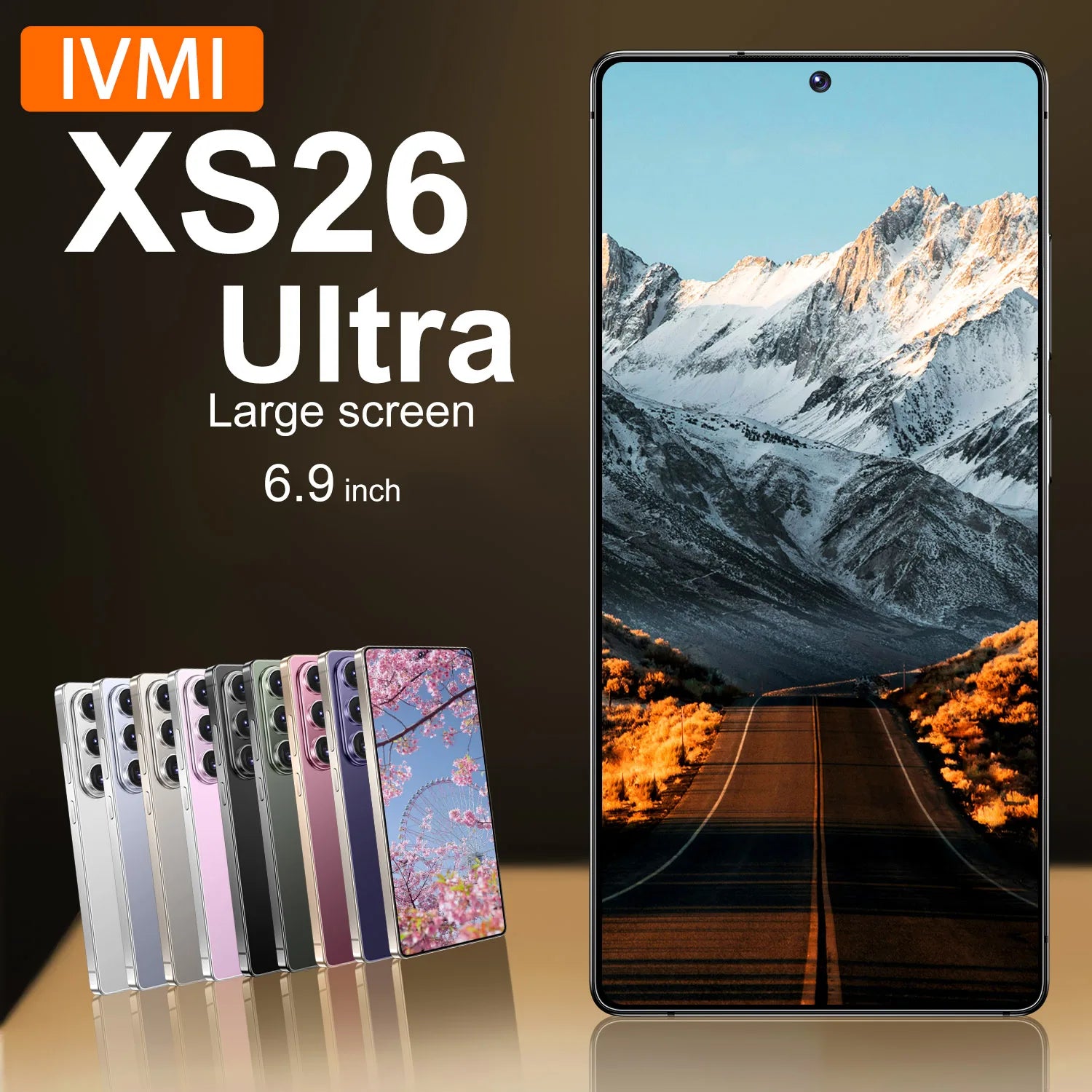 XS26 Ultra Smartphone 6.9Inch Android 10 3GB RAM 16GB ROM Face ID 4G Network Google Play Store Mobile Phones