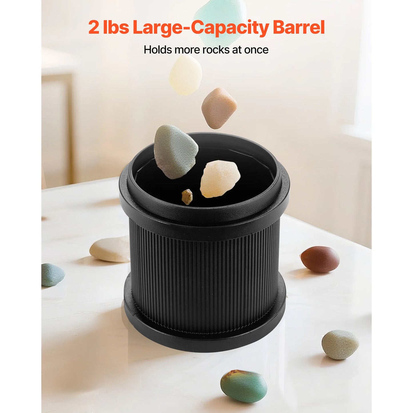 Rock Tumbler Polishing Kit With 4 Speeds