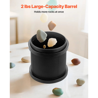 Rock Tumbler Polishing Kit With 4 Speeds