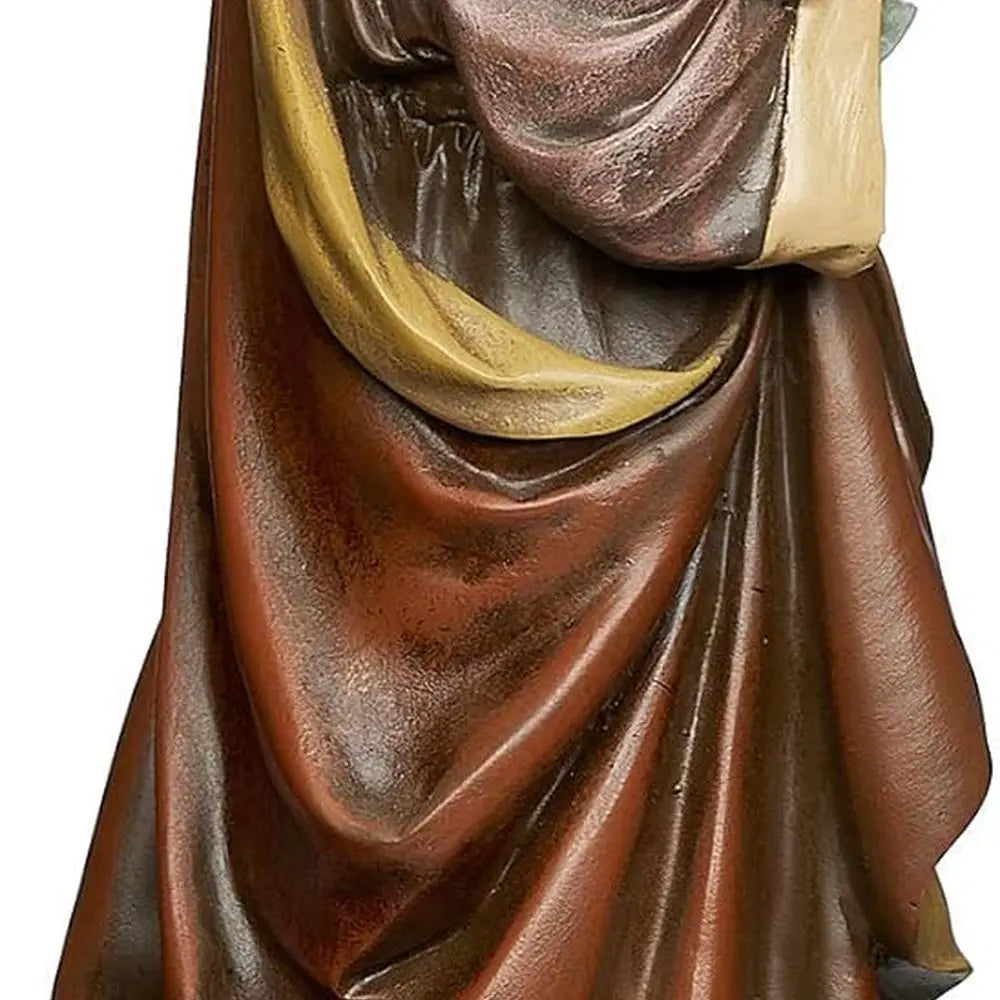 Religious St. Joseph Statue with Child Jesus, Catholic Home Decor Figurine