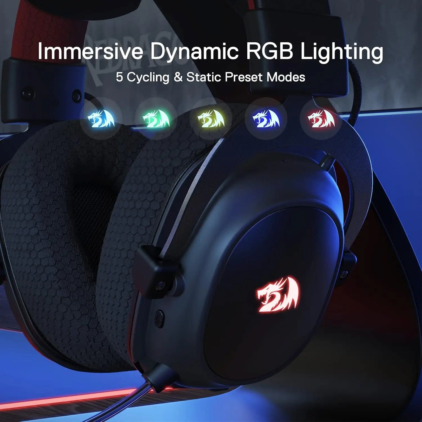 Wireless Gaming Headset With 7.1 Surround Sound
