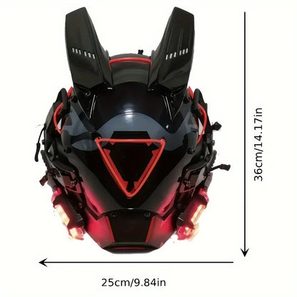 Cyberpunk Sci-Fi Futuristic LED Mask