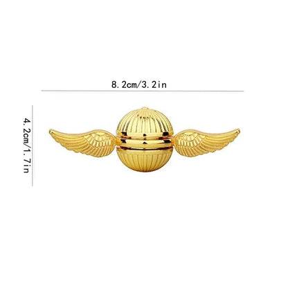 Golden Snitch Cupid Fidget Spinner Anti-stress Hand Rotation Fidget Toys Angel Wings Hand Spinner Metal Toys For Kids Gift