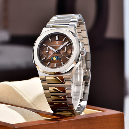 Women's Luxury Watch With Quartz Movement and Waterproof