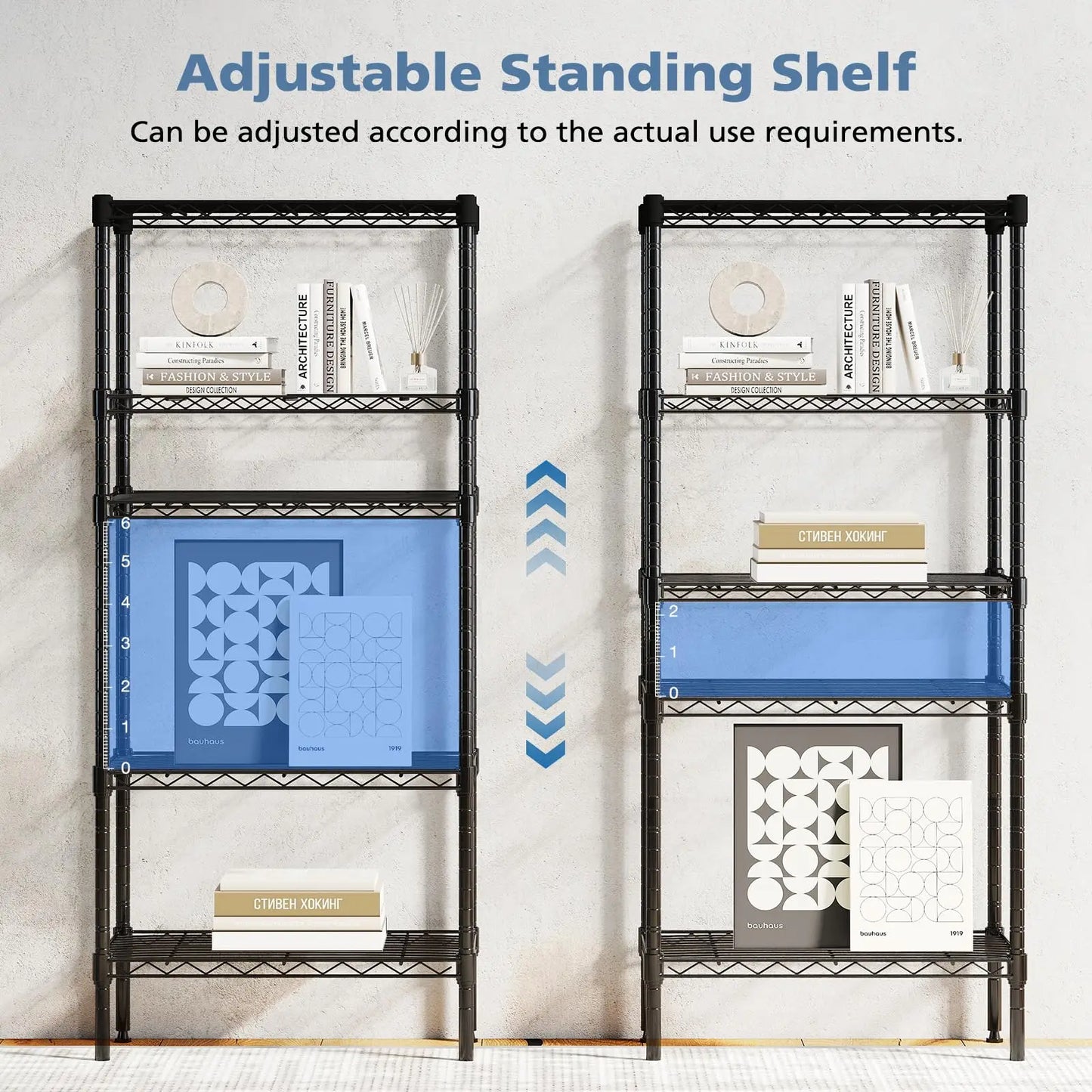 3-5 Tier Adjustable Storage Rack