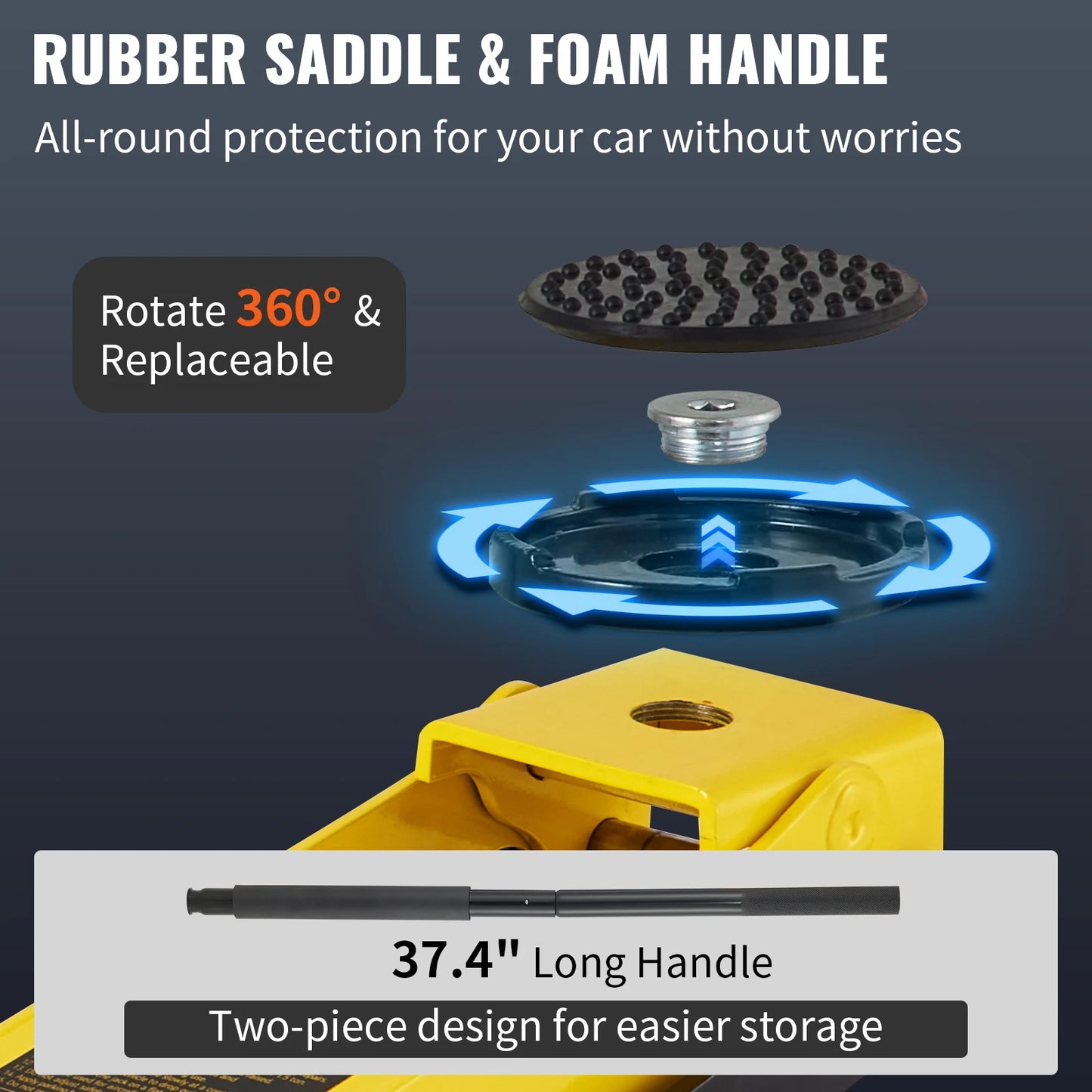 1.5 or 3T Floor Jack