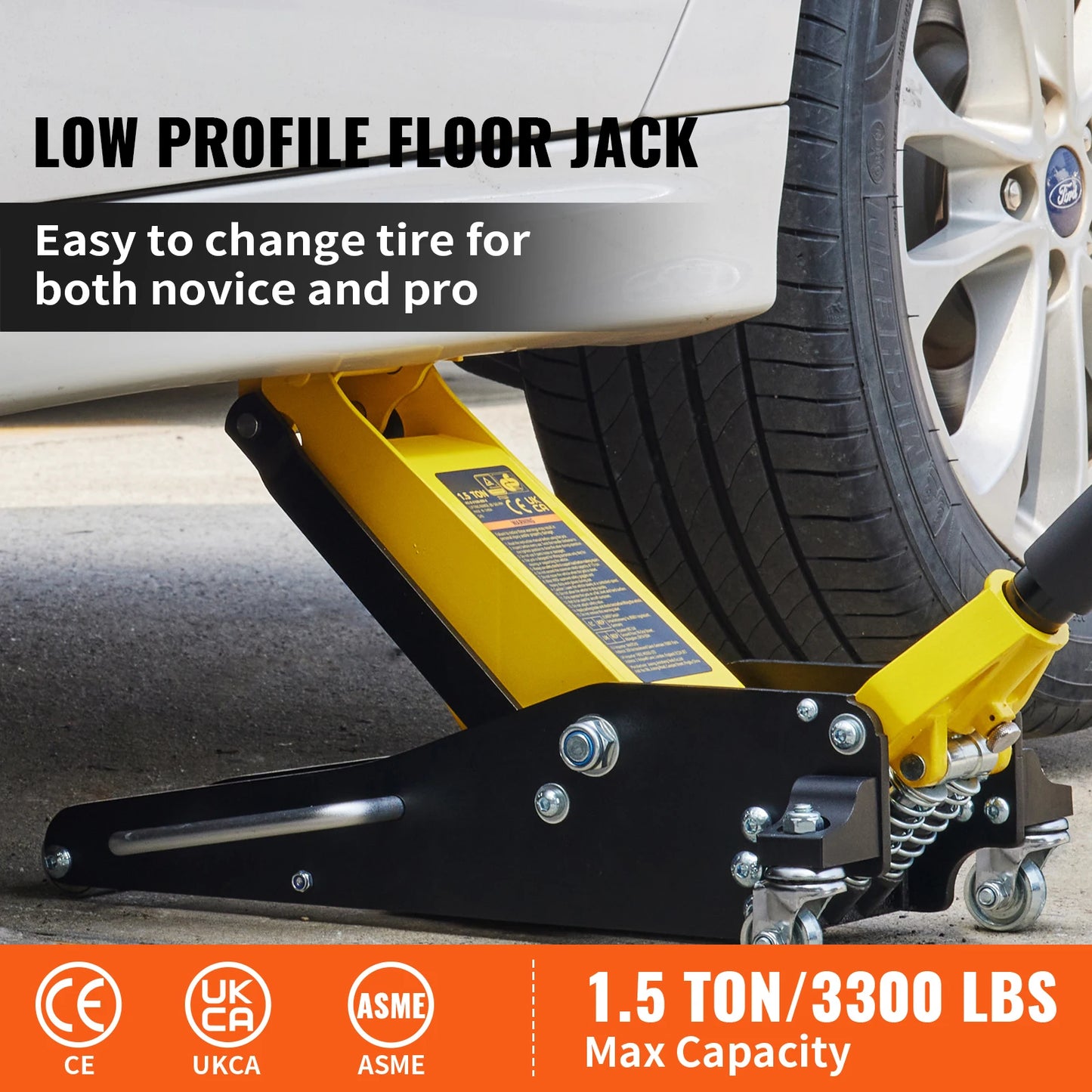 1.5 or 3T Floor Jack