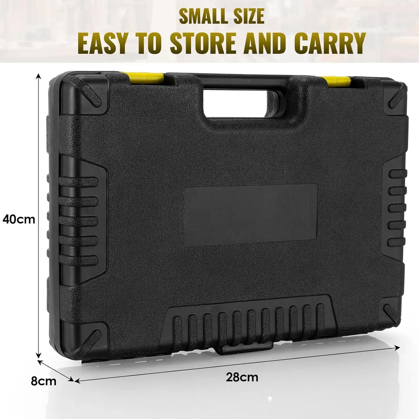 Professional 218 Piece Tool Box for Household, Garage or Shop