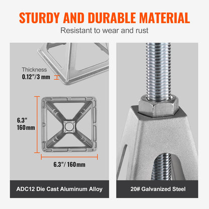4 Pack Aluminum RV Leveling Jacks