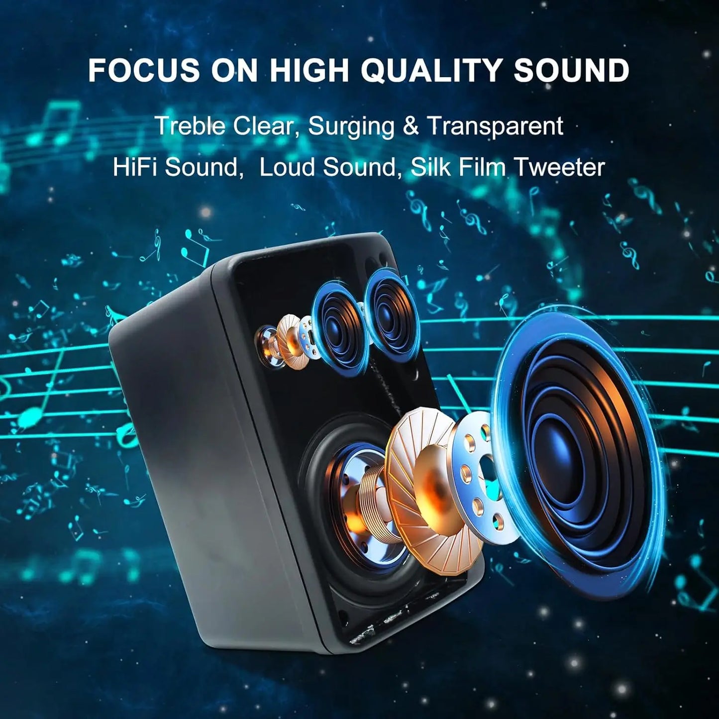 3.5'' Passive Outdoor Wired Waterproof Speakers