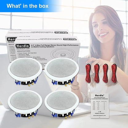 6.5 Inch 640 Watts Ceiling Speakers