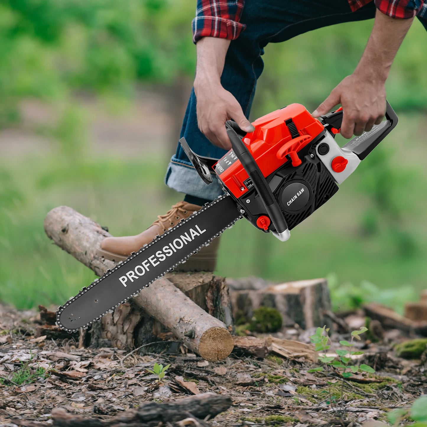 20 Inch Handheld Gasoline Chainsaw
