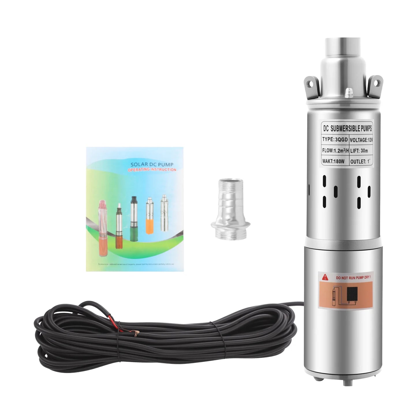 12/24V Solar Submersible Water Pump