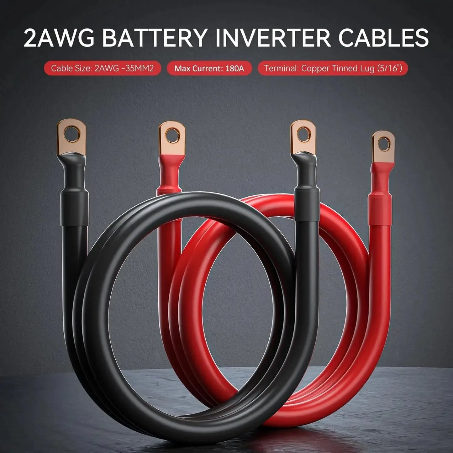 2AWG Soft Battery Connection Cable